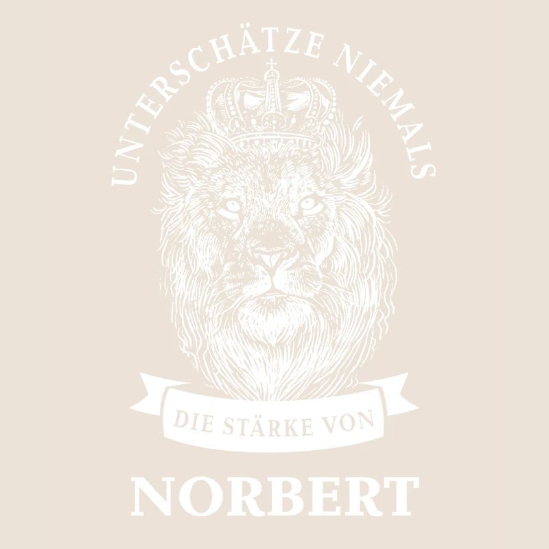 Norbert Geschenk Name Löwe