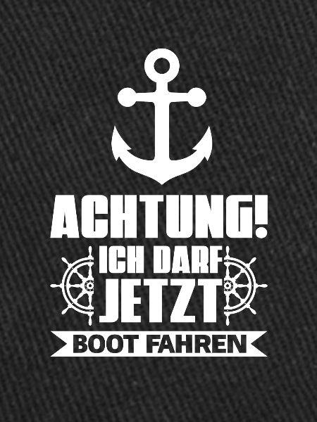 Boot Bootsführerschein Bootsführer Geschenk