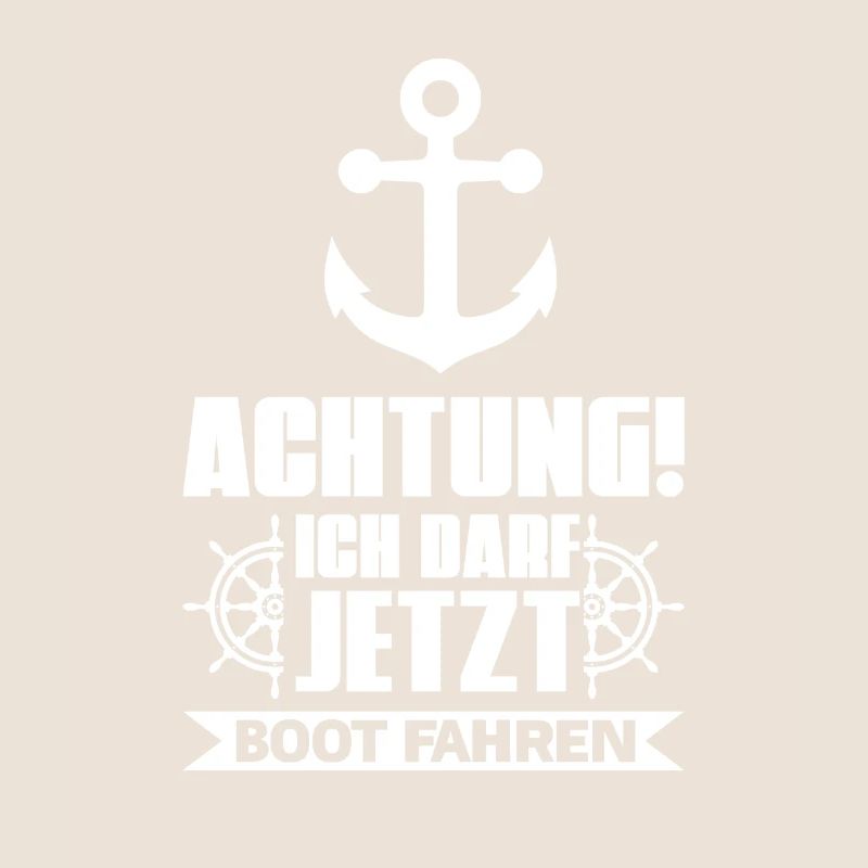 Boot Bootsführerschein Bootsführer Geschenk