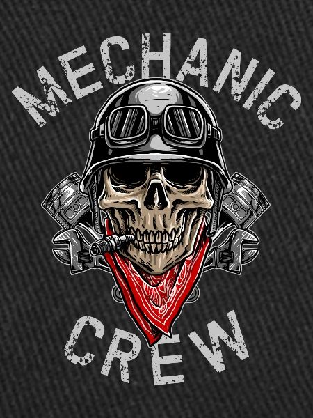 MECHANIC CREW - Biker Skull
