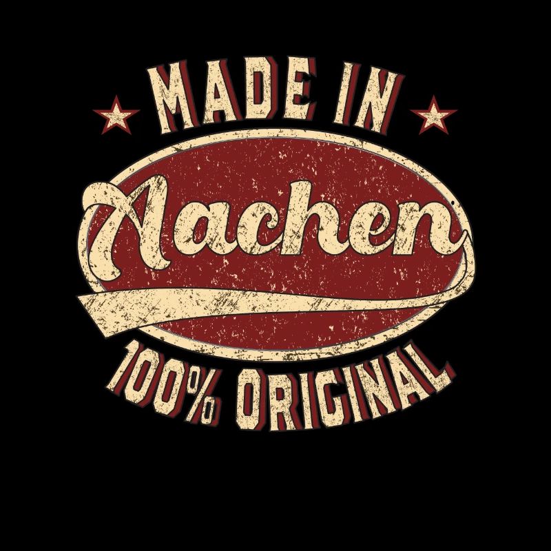 Made in Aachen 100 % original Aachener retro