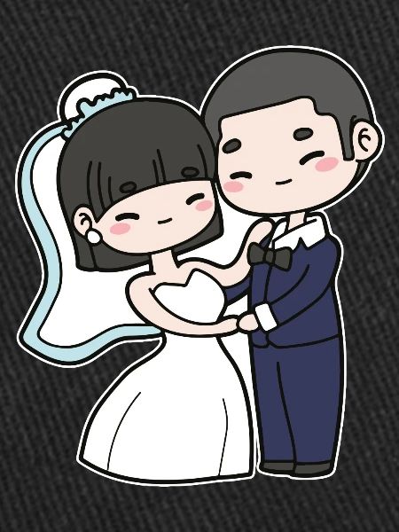 Couple de mariage