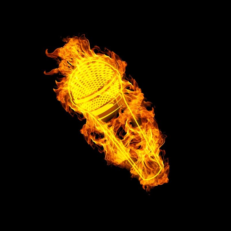 Chanteur de feu micro