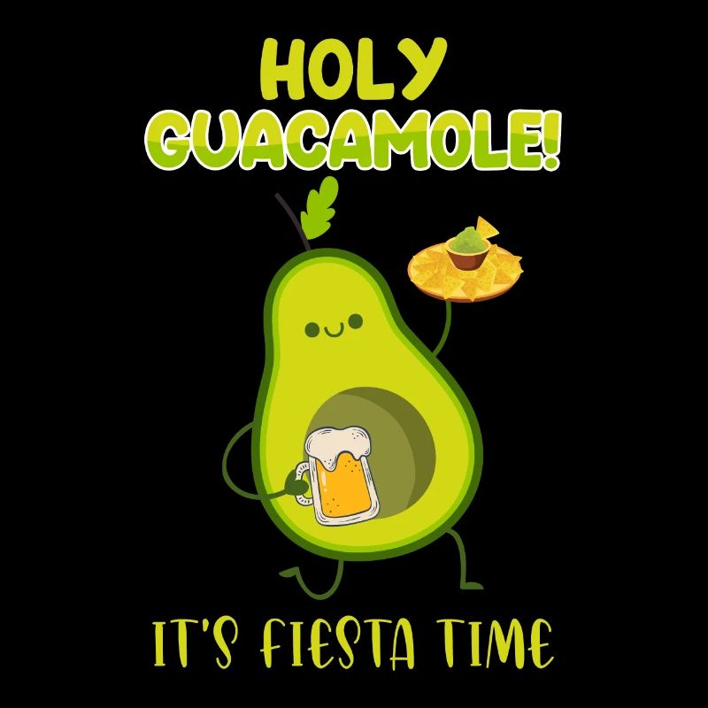 Avocat Guacamole drôle de sort Holy Guacamole