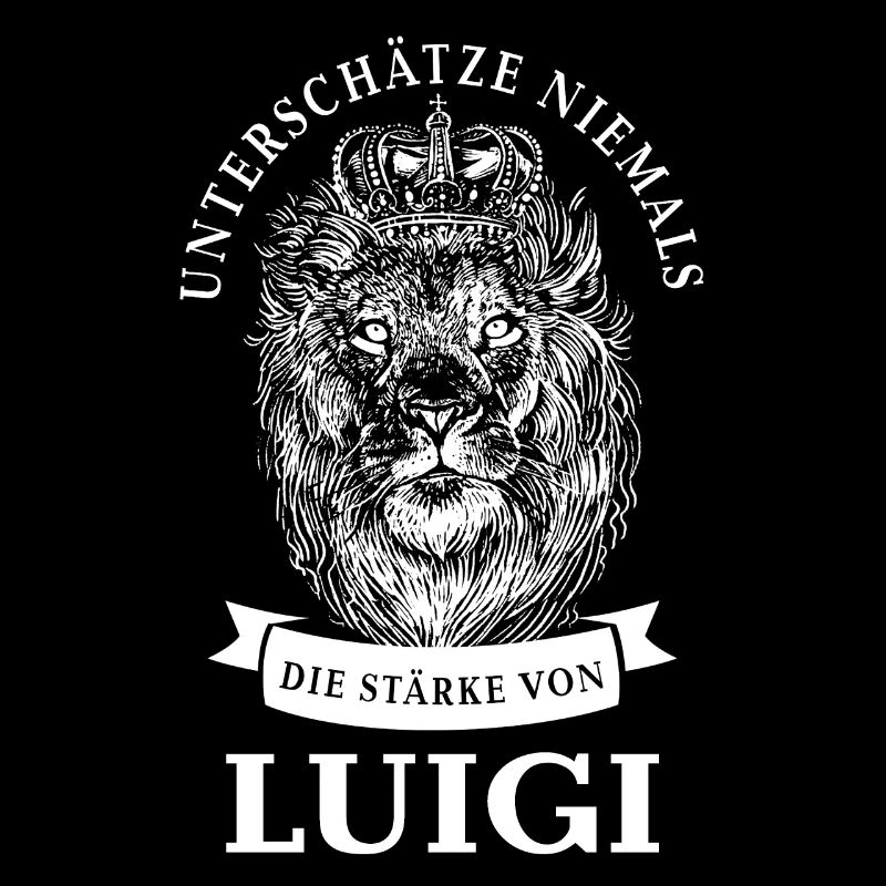 Luigi Geschenk Name Löwe