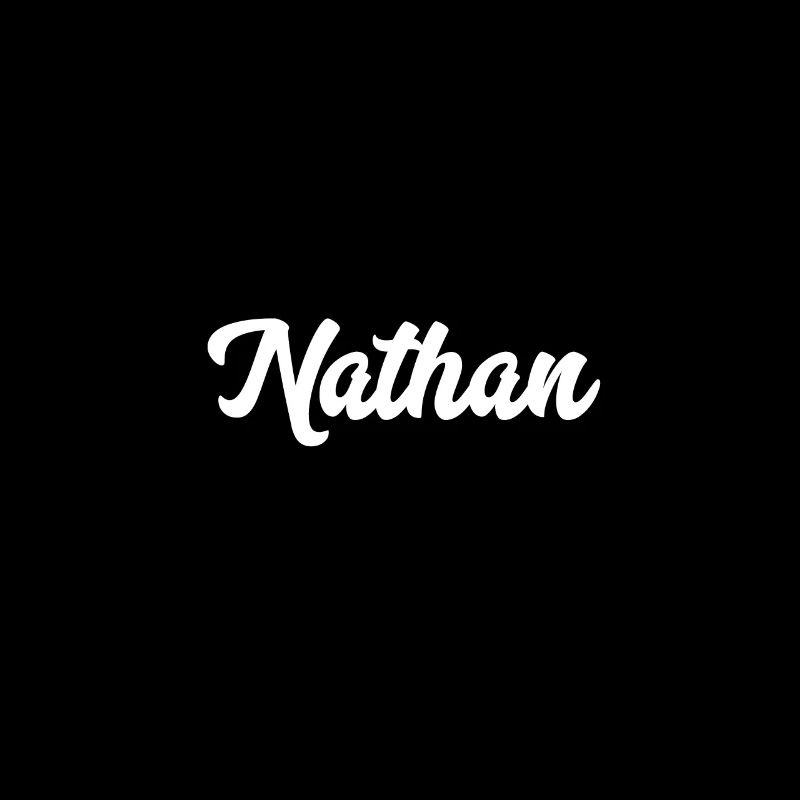 Nathan Texte personnalisé Nom d’anniversaire