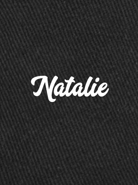Natalie Texte personnalisé Nom d’anniversaire