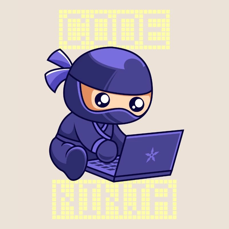 Code Ninja Coder Software Developer Programmer