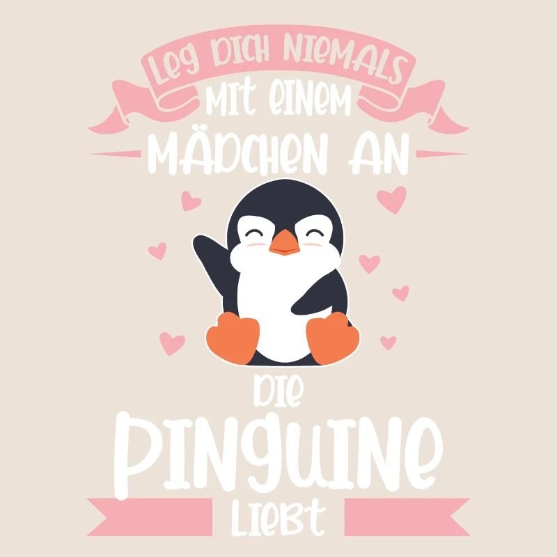 Pinguin Mädchen Vogel Geschenk