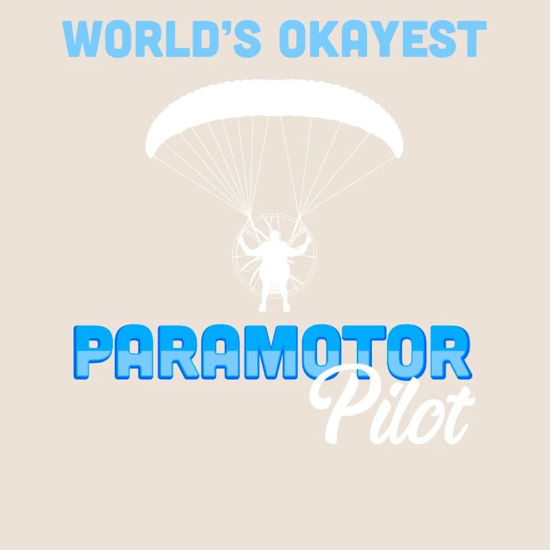 Paramotor Pilot Paragliding Paramotoring Produkt