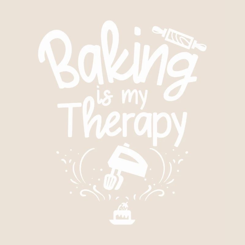 Baking Is My Therapy - Geschenk