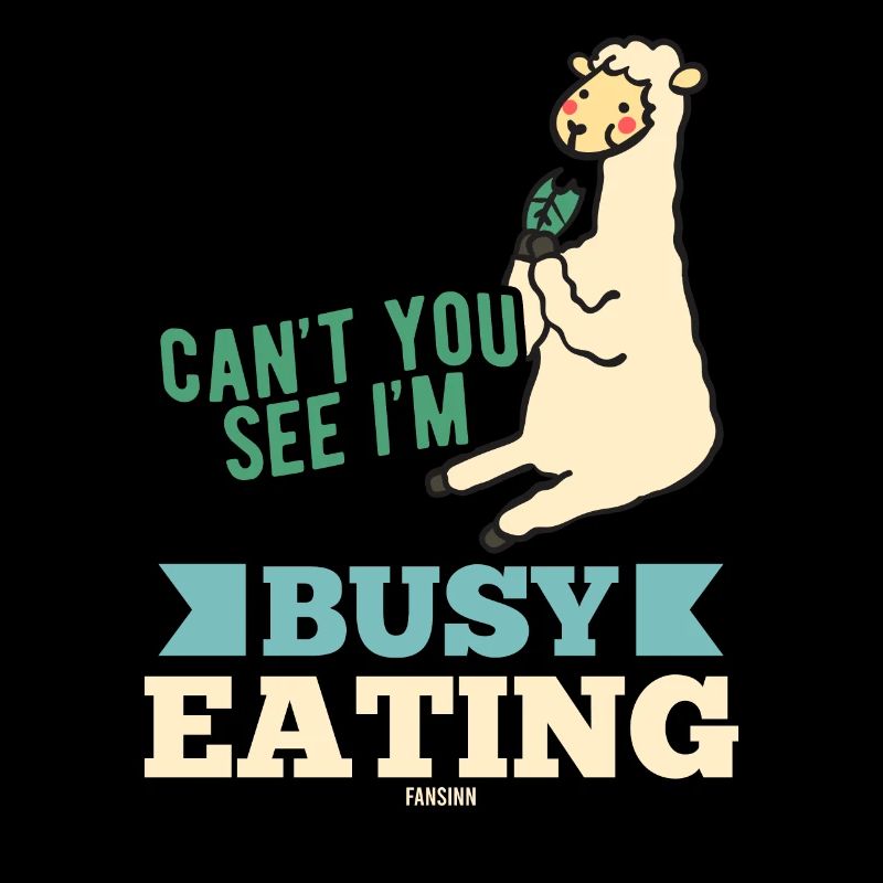 Lama at lunch