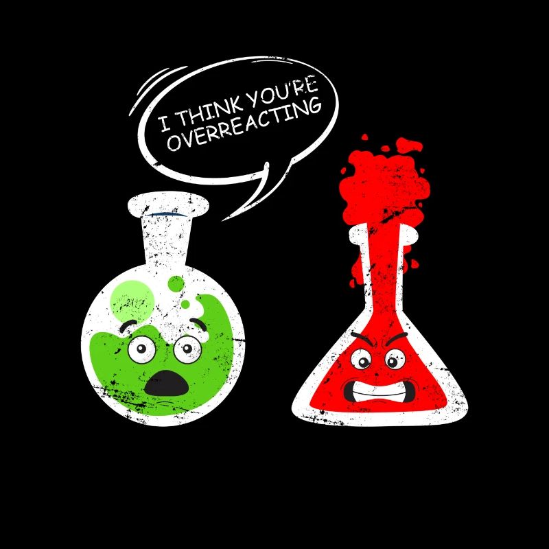 Chemistry Laboratory Technicians Joke Overreact Laboratory