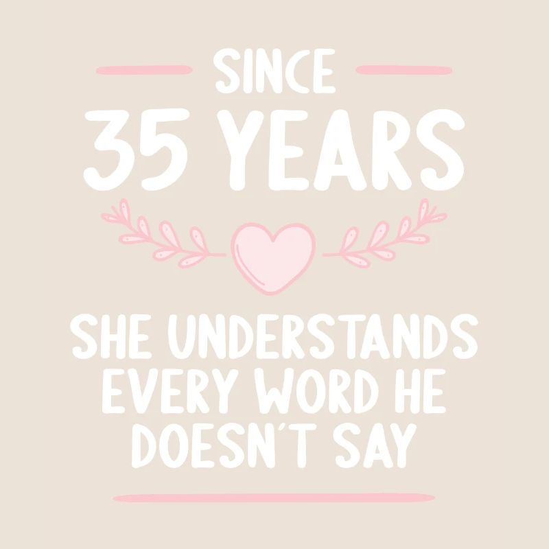 35 years married 35th wedding anniversary