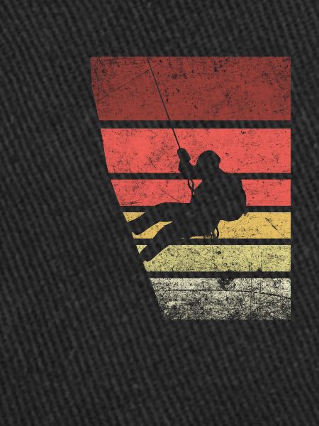 Klettern Retro Silhouette