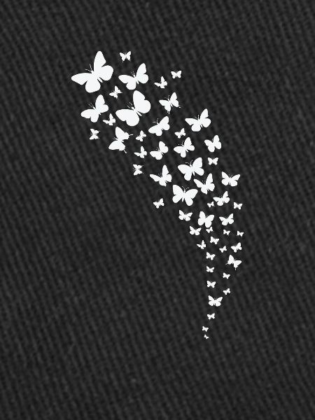beau essaim papillon