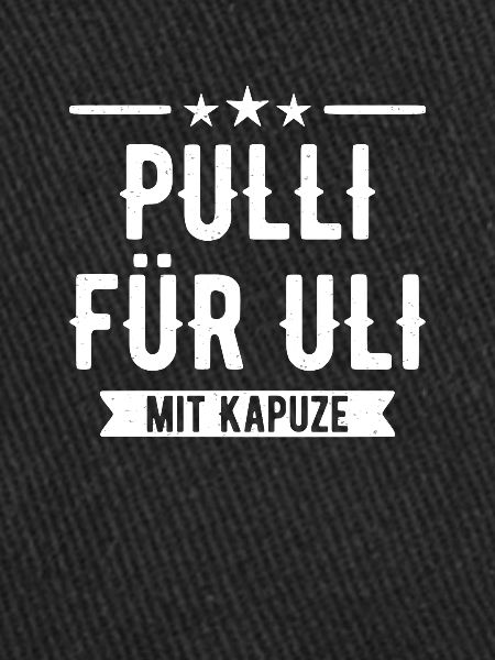 Pulli für Uli Geschenk