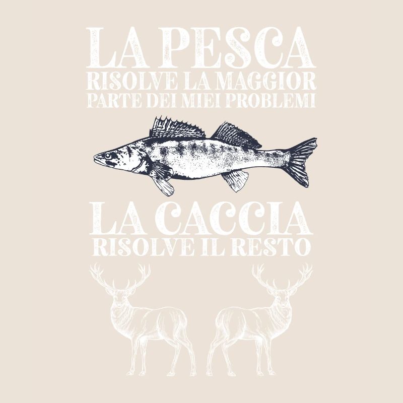 Problemi di pesca e caccia pescatore
