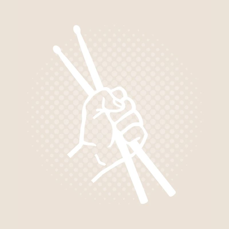 Batteur Trommler Drummer Sticks Idee