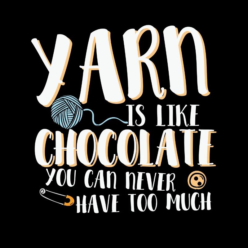 Le fil est comme le tricot au chocolat couture Crochet