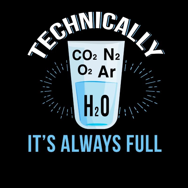 Technisch ist das Glas immer voll