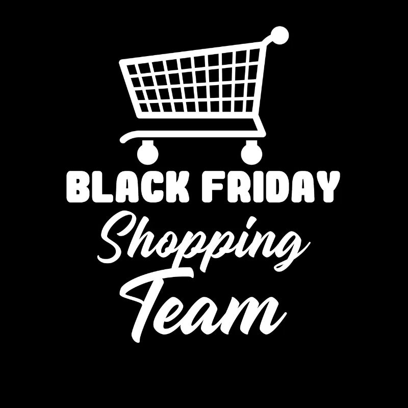 Black Friday Shopping Team Weihnachtsgeschäft