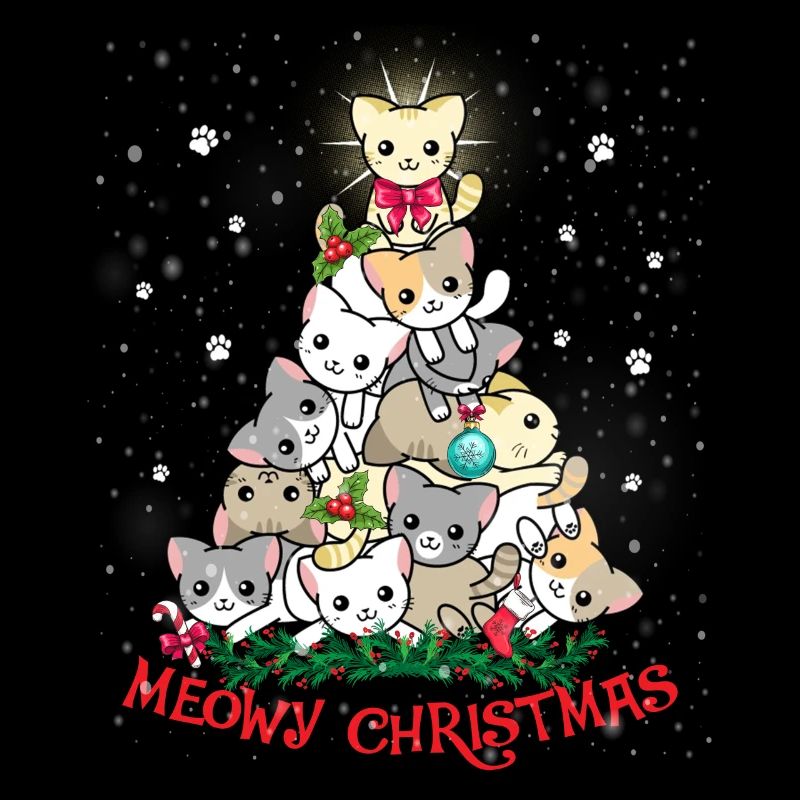 Meowy Christmas Tree