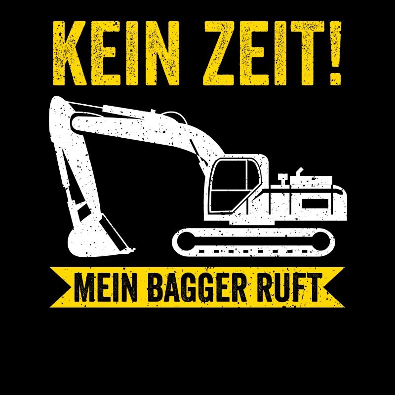 Bagger Bauarbeiter Baggerfahrer