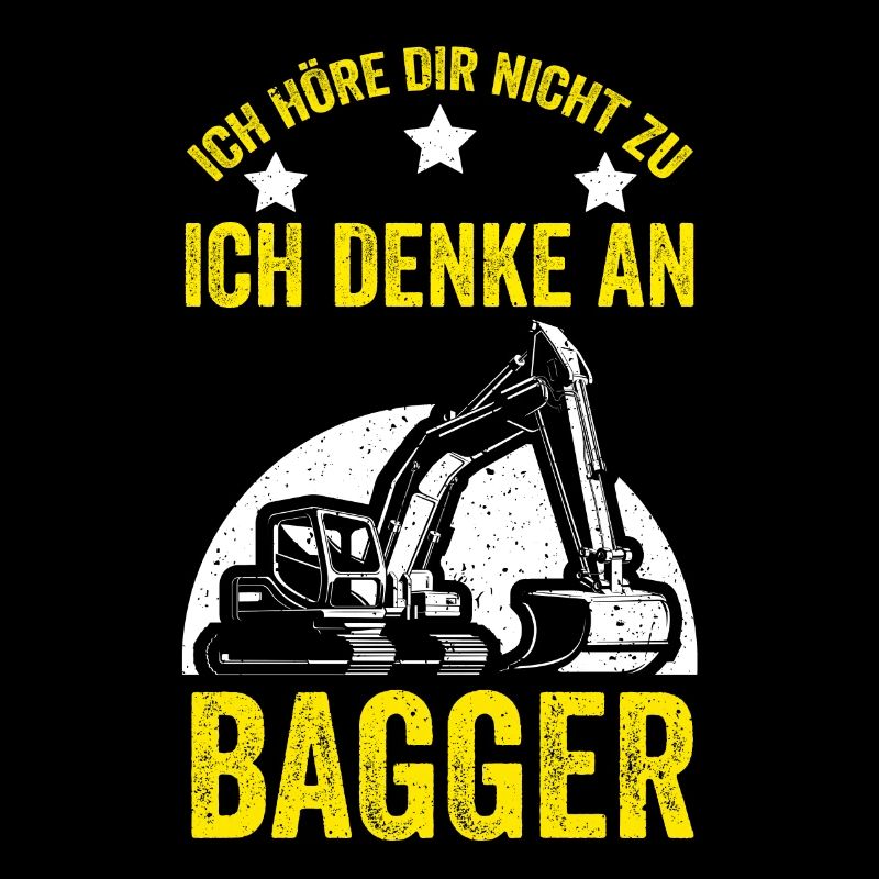 Baggern Baggerfahrer Bagger