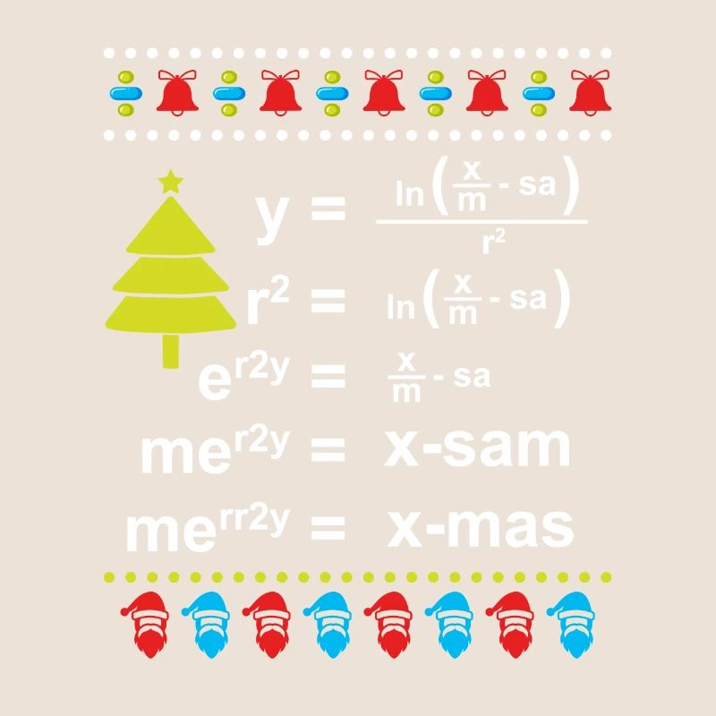 Christmas Math Math Student Funny
