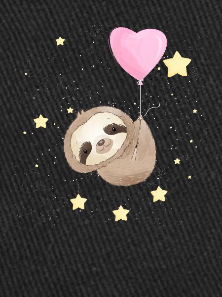Sloth Floating With Stars