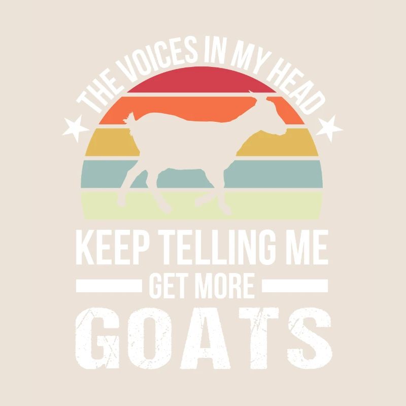 Goat Retro Goat Gift