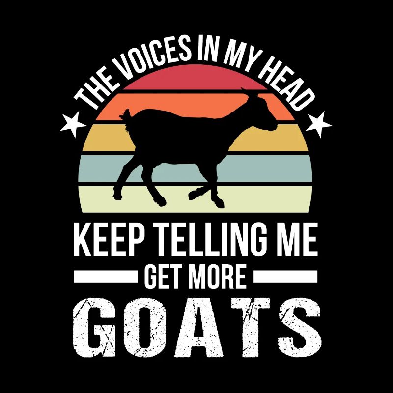 Goat Retro Goat Gift