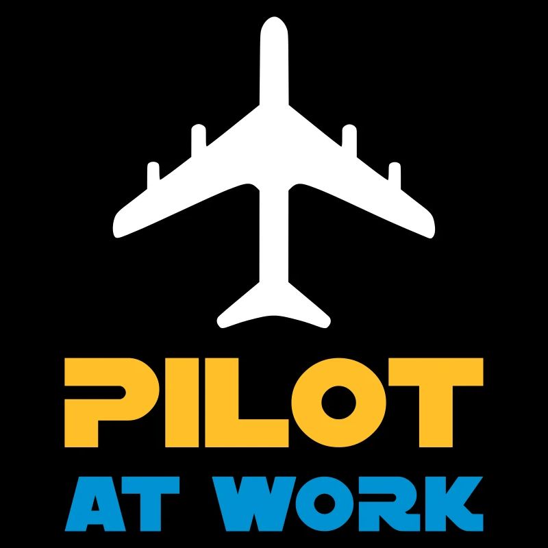 Pilot at work (Flugzeug)