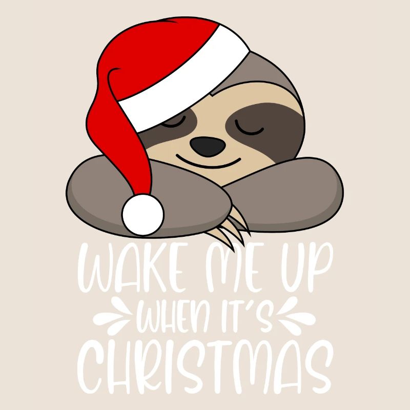 Wake me up when it's Christmas sloth