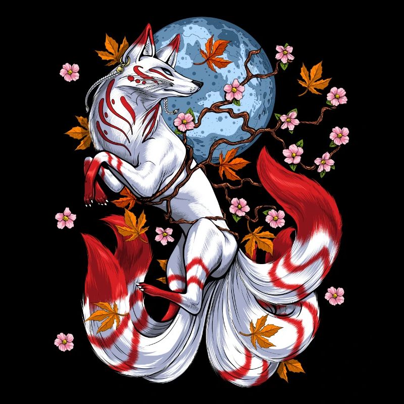 Renard japonais Kitsune