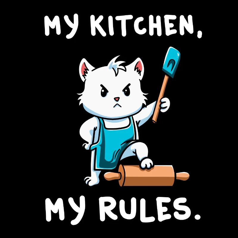 Cat My Kitchen My Rules Bake Gift