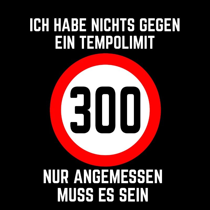 Angemessenes Tempolimit 300 km/h Spruch Autofahrer