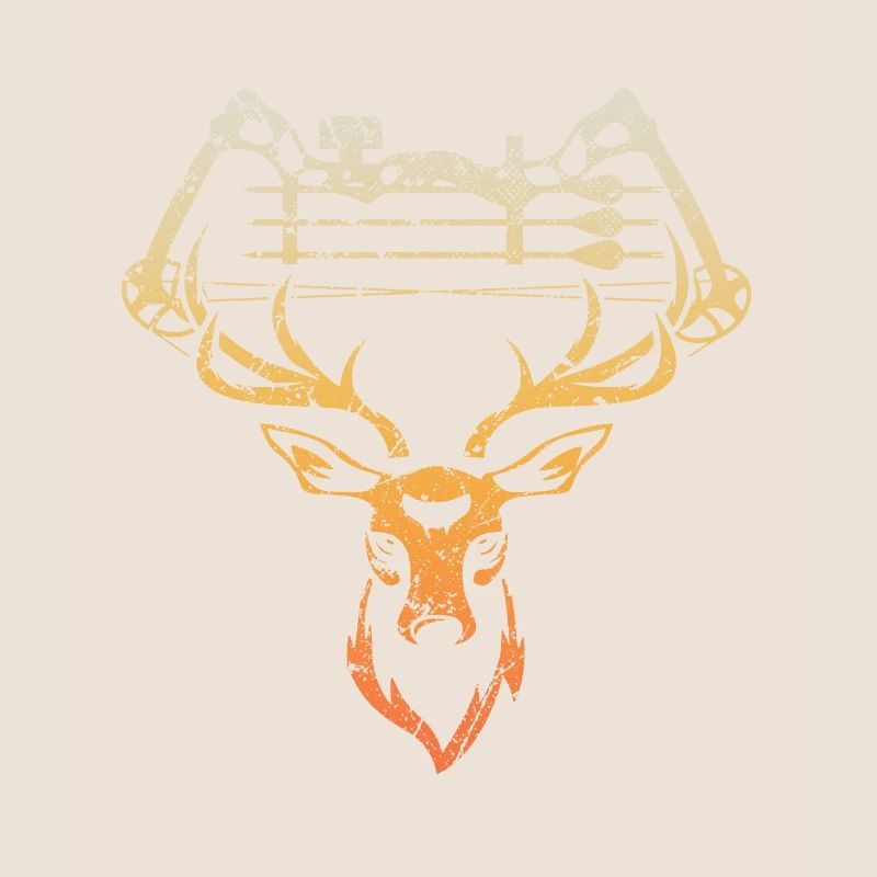 Bogenjagd Pfeil & Bogen Hirsch Jäger Hirsch Jagd