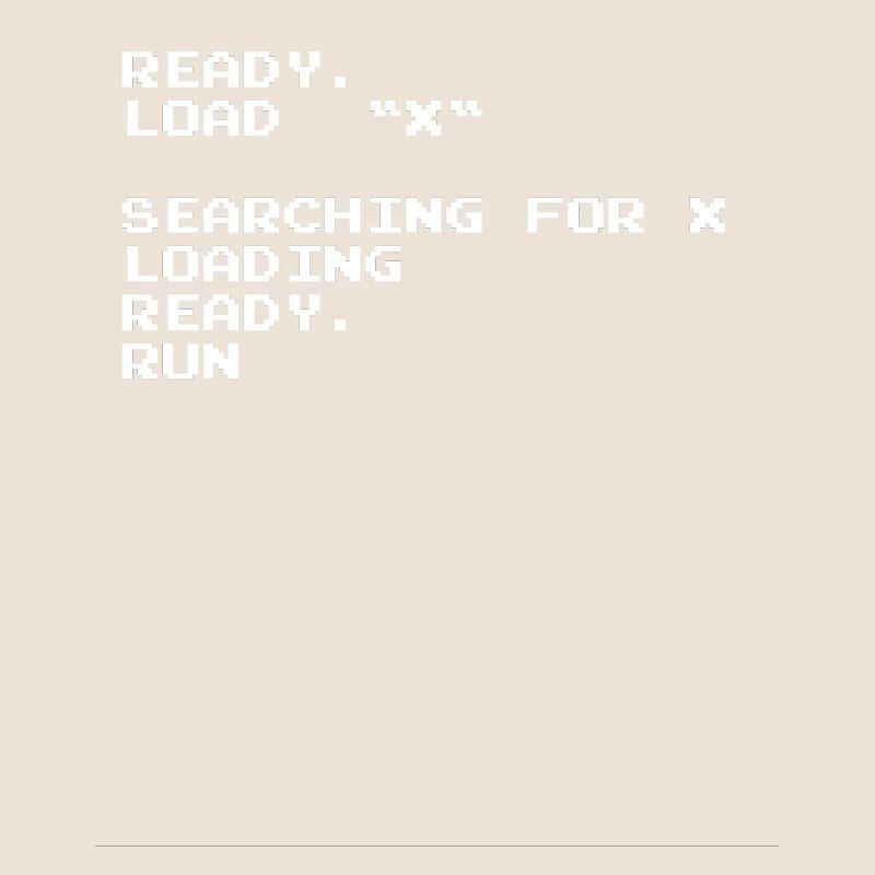 C64 Loading Screen Retro Vintage