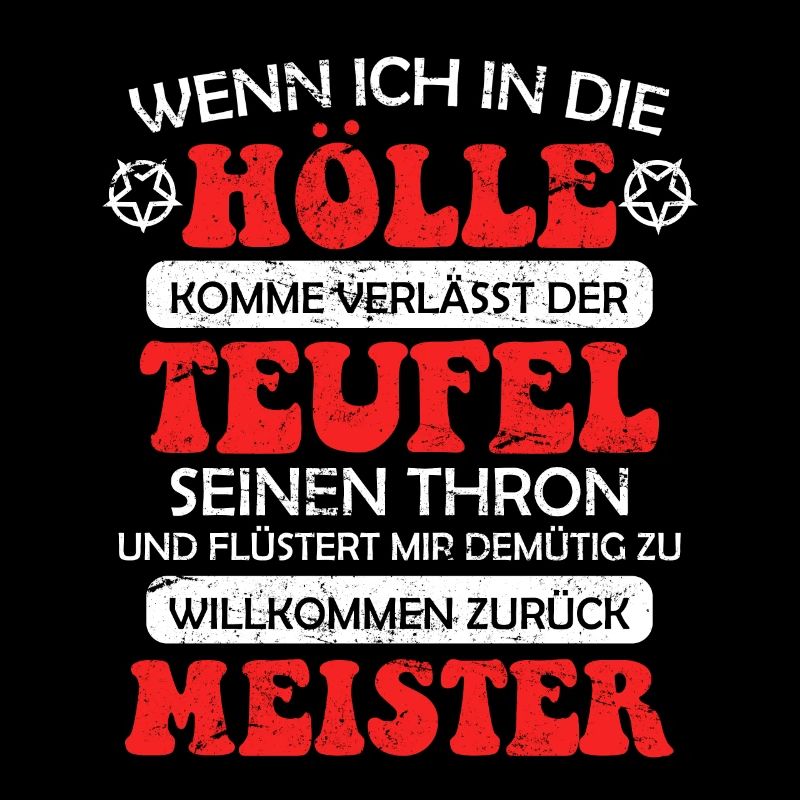 Lustiger Teufel Spruch Satan Hölle