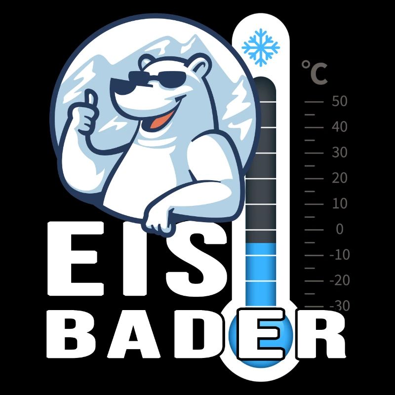 winterbader eisbär ice cool eisbader cold temp