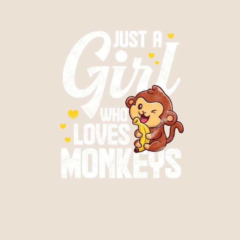 Fille singe