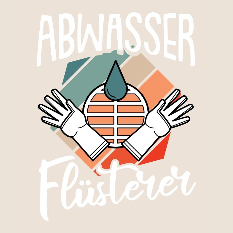 Retro Abwasser Flüsterer Abwassertechniker