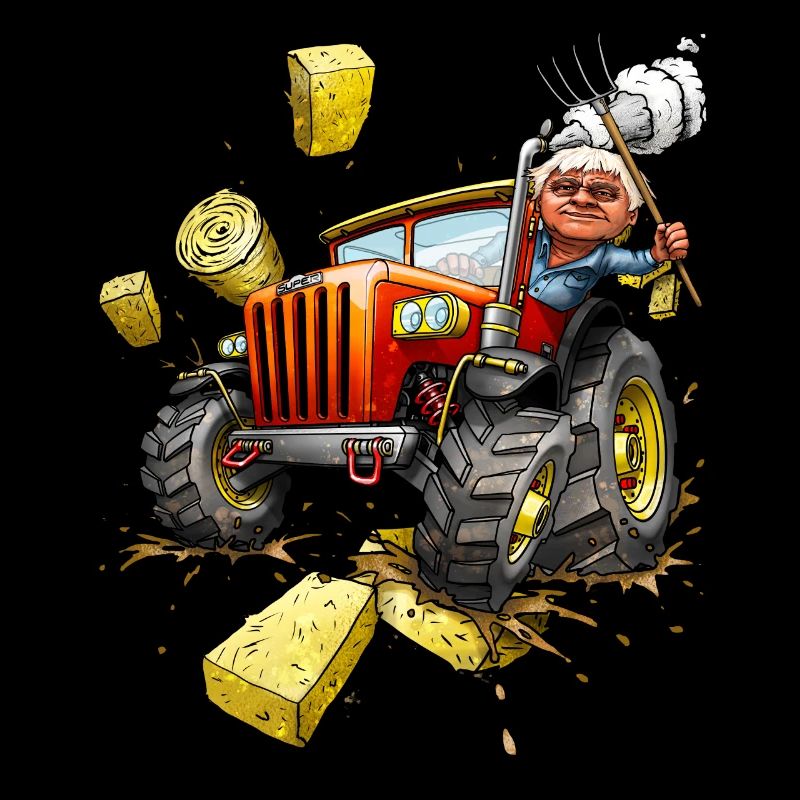 Traktor Bauer Bauernhof Landleben Geschenk