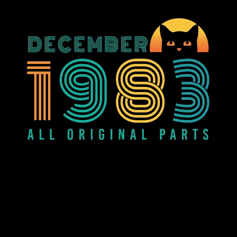 Né en décembre 1983 chat
