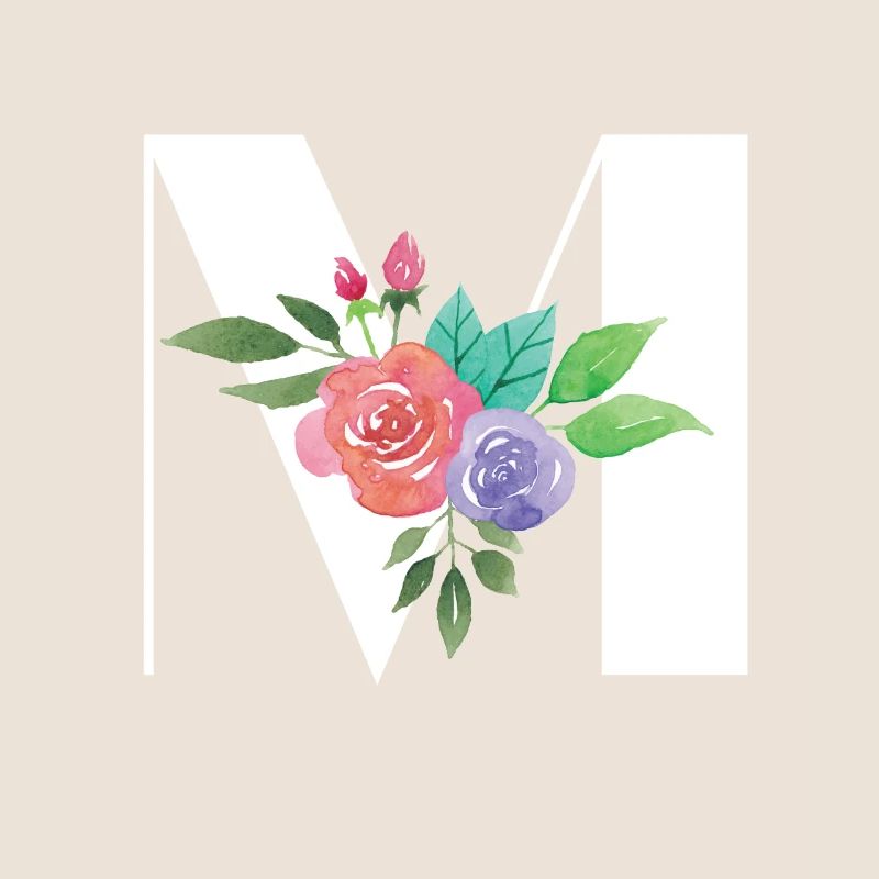 Buchstabe M personalisiertes Geschenk Alphabet Vorname Weihnachten