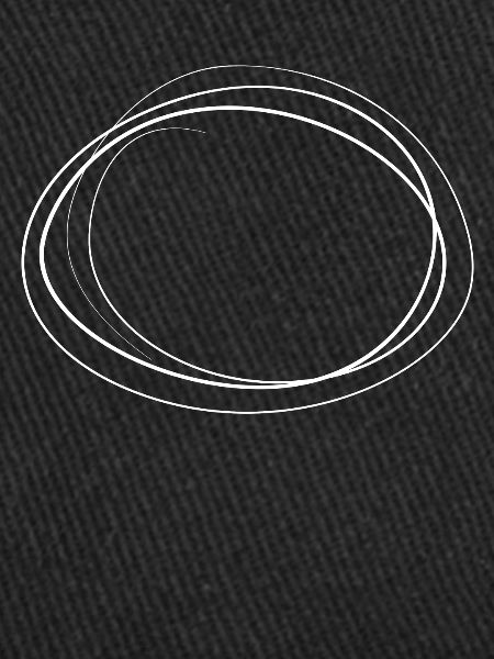 Abstract White Circle