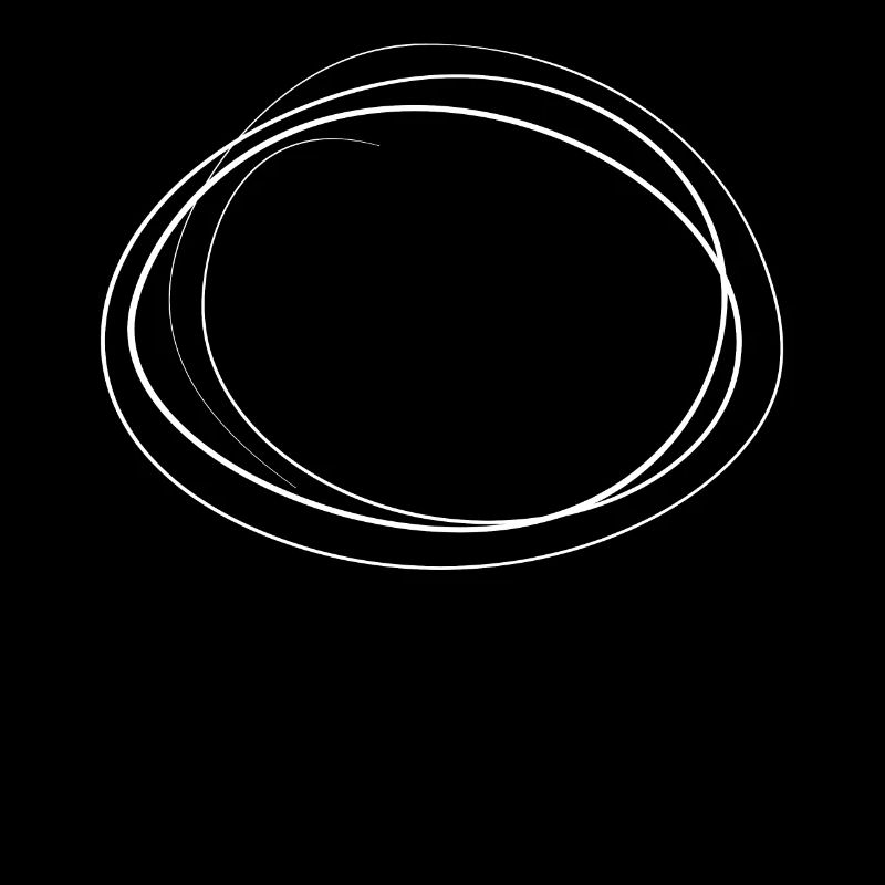 Cercle blanc abstrait