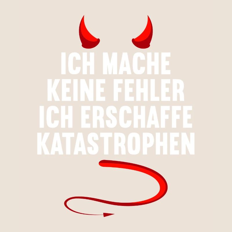 Ich mache keine Fehler ich erschaffe Katastrophen